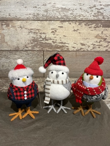 Plush Birds from Ginger's Flowers &Gifts, local Martinsburg florist