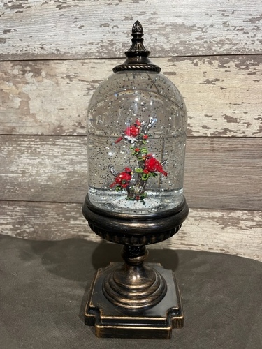 LED Cardinal Globe from Ginger's Flowers &Gifts, local Martinsburg florist