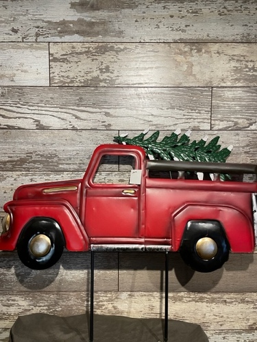 Christmas Truck Stake from Ginger's Flowers &Gifts, local Martinsburg florist