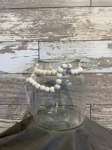 Wooden Beaded Jar from Ginger's Flowers &Gifts, local Martinsburg florist