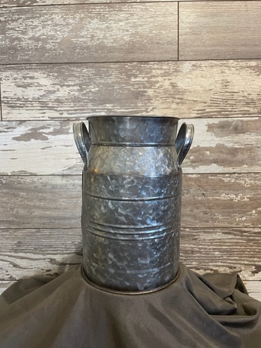 Galvanized Flower Pot from Ginger's Flowers &Gifts, local Martinsburg florist