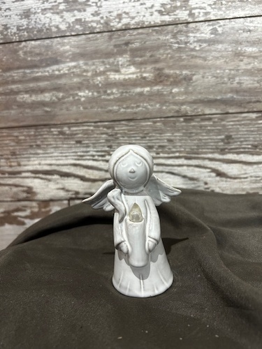 LED Ceramic Angel  from Ginger's Flowers &Gifts, local Martinsburg florist