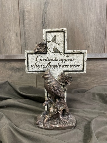 Cardinals appear when....  from Ginger's Flowers &Gifts, local Martinsburg florist