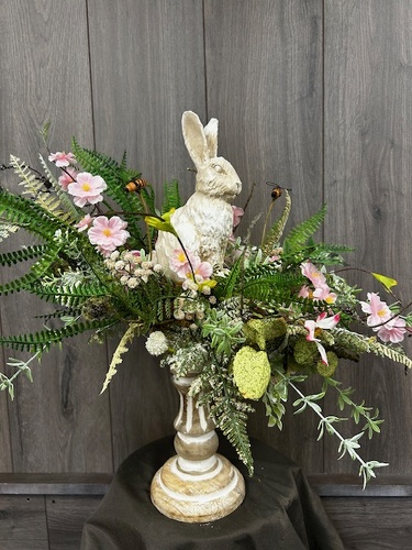 Spring Silk Arrangement  from Ginger's Flowers &Gifts, local Martinsburg florist