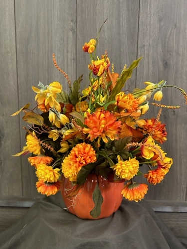Fall Silk Arrangement  from Ginger's Flowers &Gifts, local Martinsburg florist