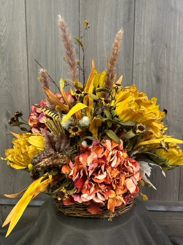 Fall Silk Arrangement  from Ginger's Flowers &Gifts, local Martinsburg florist