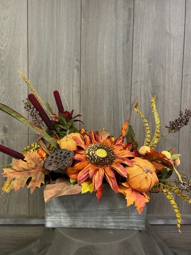 Fall Silk Arrangement  from Ginger's Flowers &Gifts, local Martinsburg florist