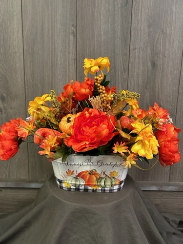 Fall Silk Arrangement  from Ginger's Flowers &Gifts, local Martinsburg florist