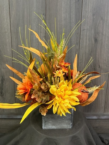 Fall Silk Arrangement  from Ginger's Flowers &Gifts, local Martinsburg florist