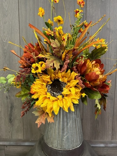 Fall Silk Arrangement  from Ginger's Flowers &Gifts, local Martinsburg florist
