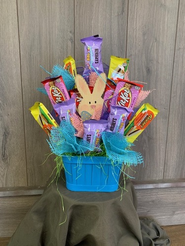Easter Candy Basket from Ginger's Flowers &Gifts, local Martinsburg florist