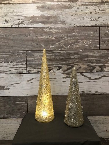 LED Gold Tree from Ginger's Flowers &Gifts, local Martinsburg florist
