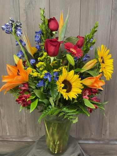 Bursts of Color  from Ginger's Flowers &Gifts, local Martinsburg florist