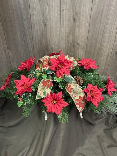 Grave Saddle (Silk)  from Ginger's Flowers &Gifts, local Martinsburg florist