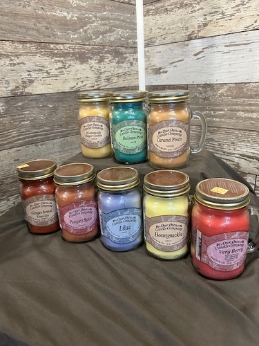 Candles from Ginger's Flowers &Gifts, local Martinsburg florist