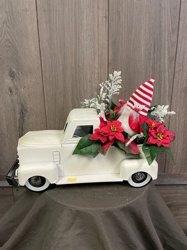 Christmas Truck from Ginger's Flowers &Gifts, local Martinsburg florist