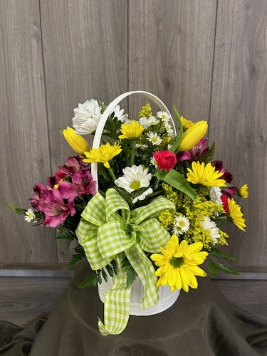 Happy Easter Bouquet from Ginger's Flowers &Gifts, local Martinsburg florist
