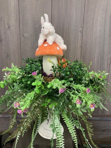 Spring Silk Arrangement  from Ginger's Flowers &Gifts, local Martinsburg florist