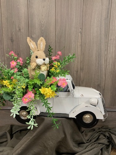 Spring Silk Arrangement  from Ginger's Flowers &Gifts, local Martinsburg florist