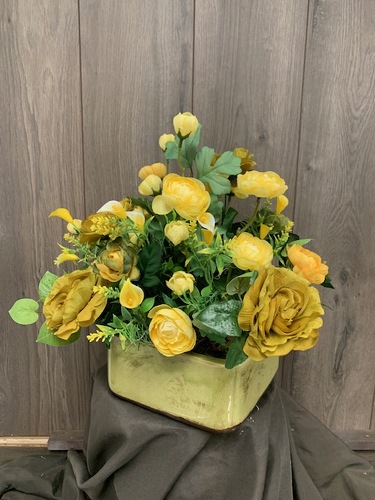 Lemon Sorbet (Silk) from Ginger's Flowers &Gifts, local Martinsburg florist