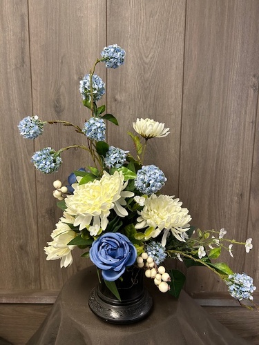 Blooming Blues (Silk) from Ginger's Flowers &Gifts, local Martinsburg florist