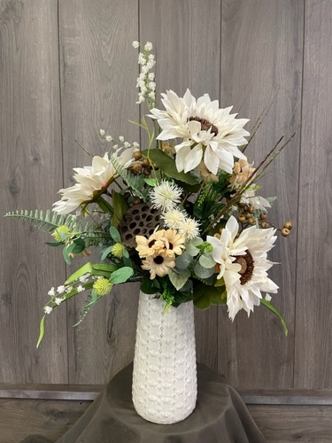 White Elegance (Silk) from Ginger's Flowers &Gifts, local Martinsburg florist