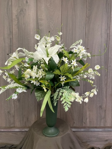 Ground Vase (Silk) from Ginger's Flowers &Gifts, local Martinsburg florist