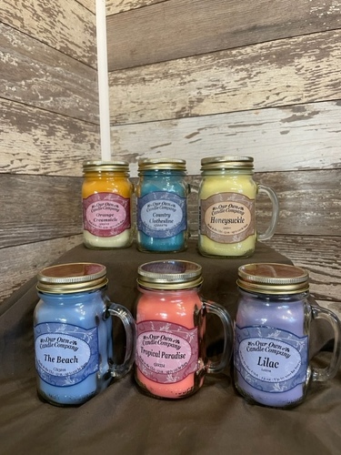 Candles from Ginger's Flowers &Gifts, local Martinsburg florist