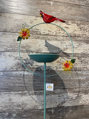 Bird Bath Yard Stake from Ginger's Flowers &Gifts, local Martinsburg florist