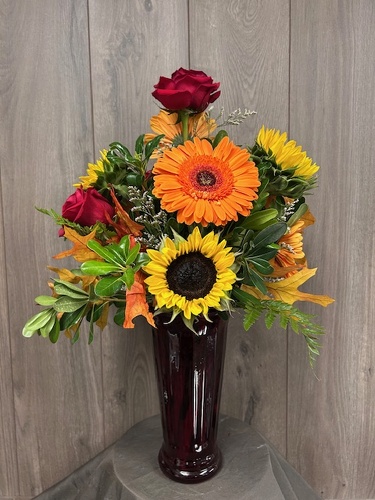 Fall Brights  from Ginger's Flowers &Gifts, local Martinsburg florist