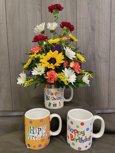 Birthday Mug from Ginger's Flowers &Gifts, local Martinsburg florist
