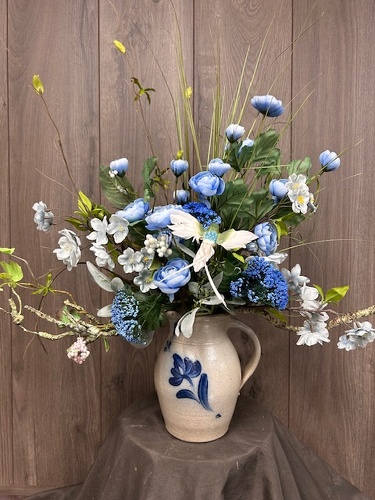 Blooming Blues (Silk) from Ginger's Flowers &Gifts, local Martinsburg florist