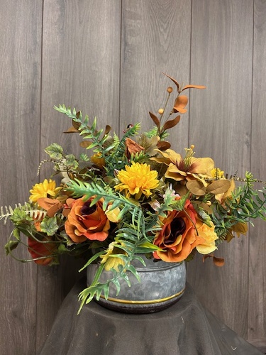 Fall Silk Arrangement  from Ginger's Flowers &Gifts, local Martinsburg florist