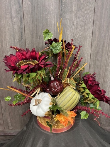 Fall Silk Arrangement  from Ginger's Flowers &Gifts, local Martinsburg florist