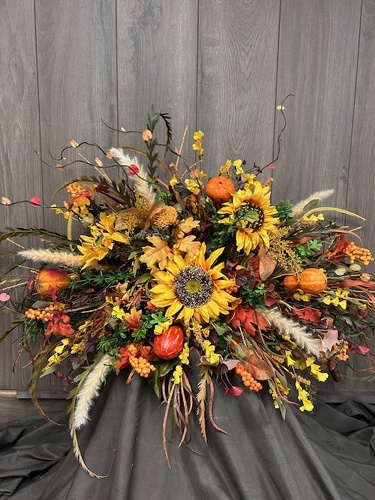 Fall Silk Center Piece from Ginger's Flowers &Gifts, local Martinsburg florist