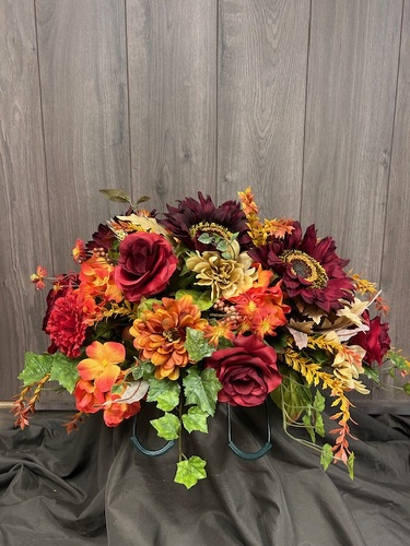Grave Saddle (Silk)  from Ginger's Flowers &Gifts, local Martinsburg florist