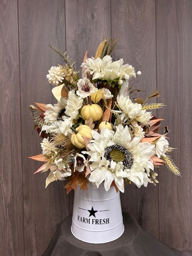 Fall Silk Arrangement  from Ginger's Flowers &Gifts, local Martinsburg florist