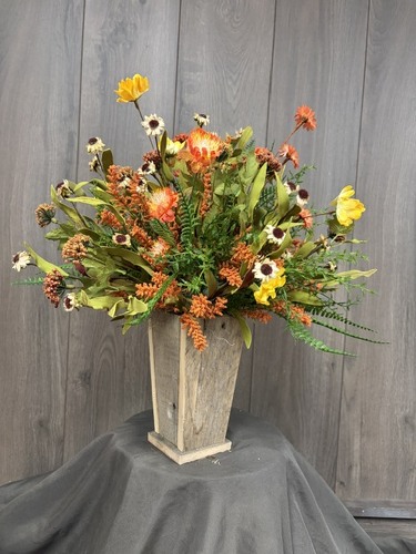 Fall Silk Arrangement from Ginger's Flowers &Gifts, local Martinsburg florist