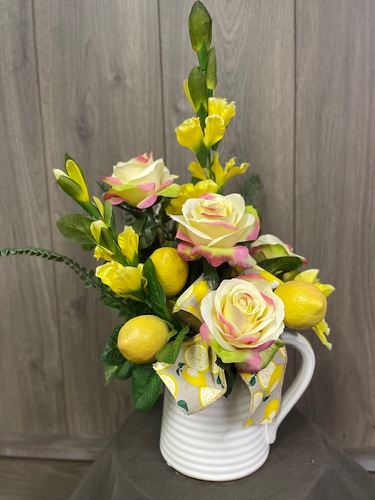 Lemon Sorbet (Silk) from Ginger's Flowers &Gifts, local Martinsburg florist
