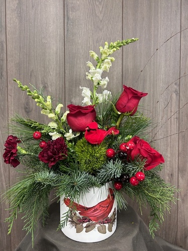 Cardinal Wishes  from Ginger's Flowers &Gifts, local Martinsburg florist
