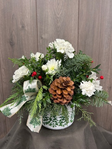 Pine and Berry Bliss from Ginger's Flowers &Gifts, local Martinsburg florist