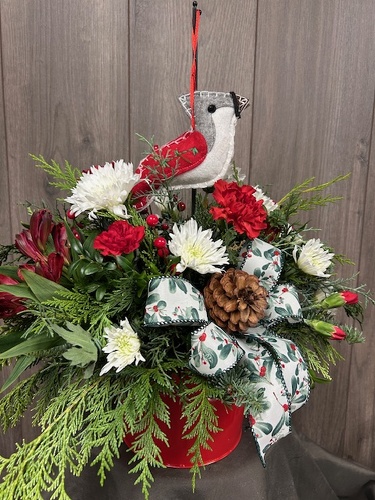 Seasons Greetings from Ginger's Flowers &Gifts, local Martinsburg florist